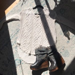 Loose knit free people sweater